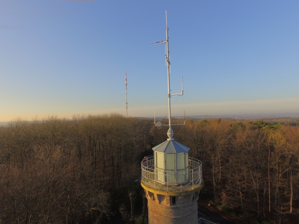 Drohnenaufnahme Antennen DB0KV